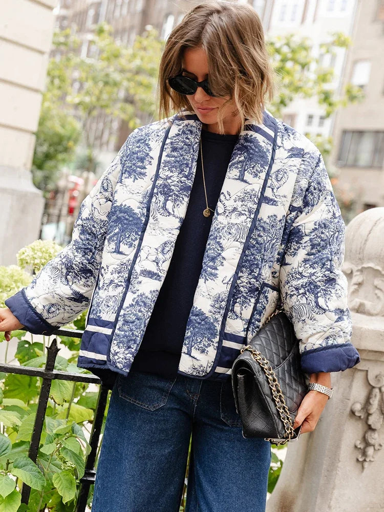 Retro Printed Jacket