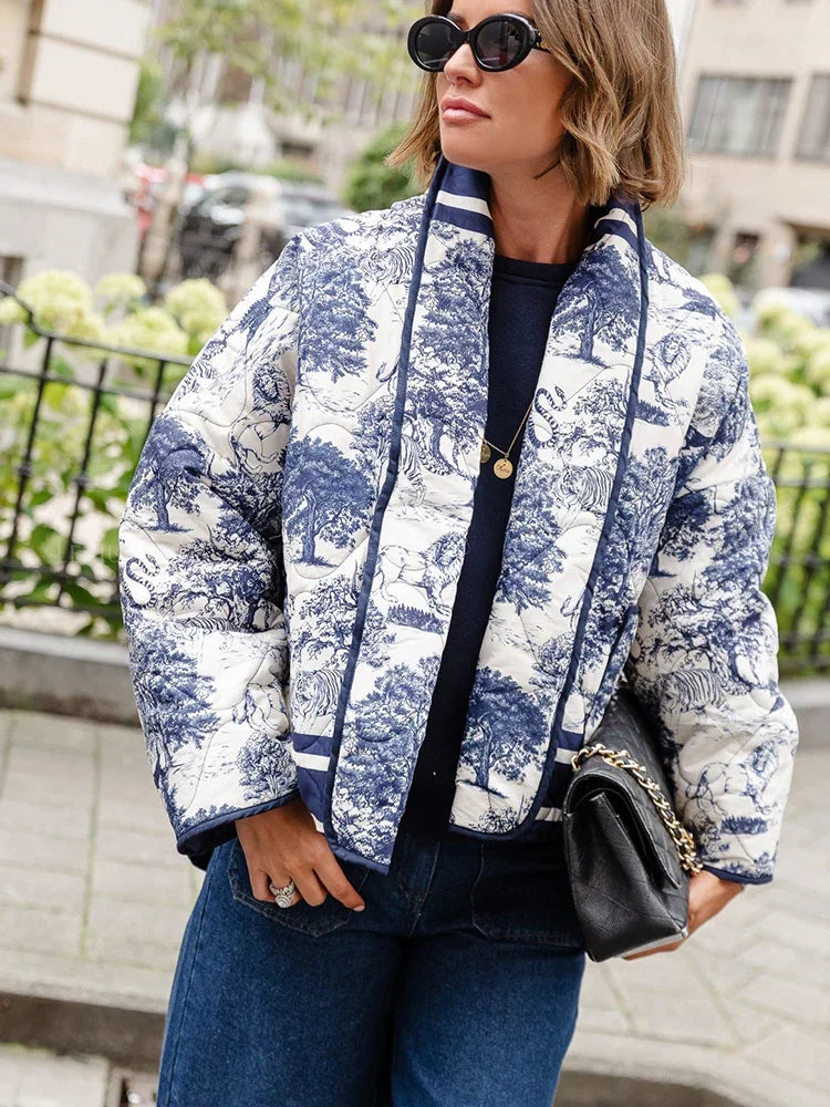 Retro Printed Jacket